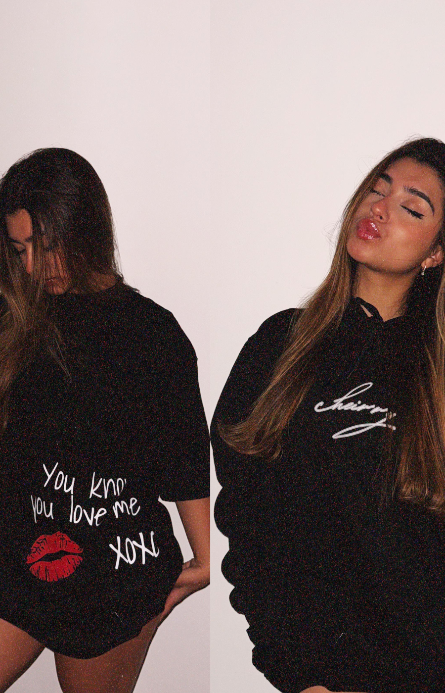 Combo Moletom + Oversized  "xoxo" + [cropped de graça]